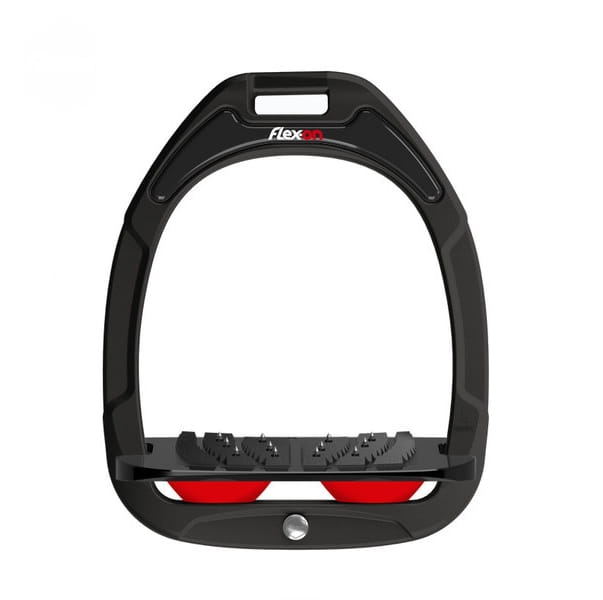 Strzemiona Flex-On Green Composite Black/Black/Red Z Proste, kolce - Cavalo